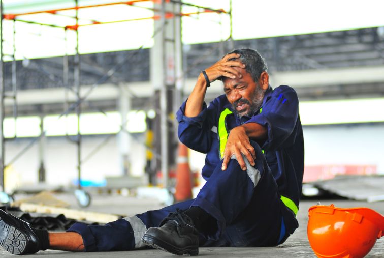 Injured Construction Worker