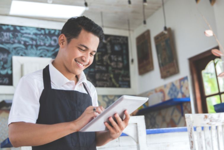 Business Owner Smiling