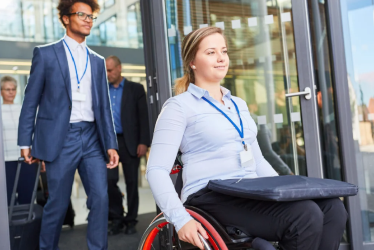 Business Woman in Wheelchair